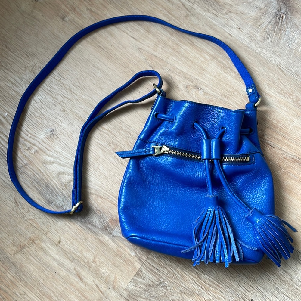 Fossil Sapphire Crossbody with tassels